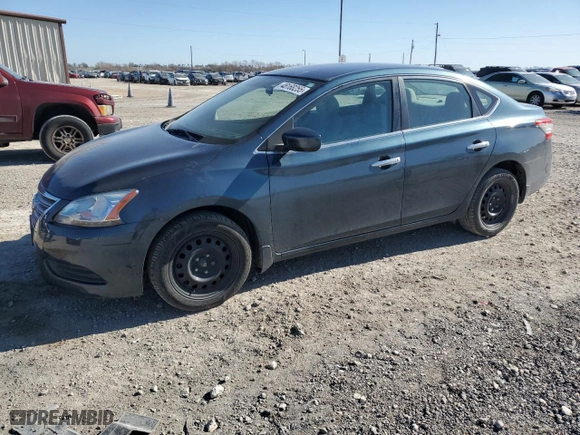 2014 Nissan Sentra SR with VIN 3N1AB7AP6EY276945, listed as a Copart auction lot 48168255 with 124,269 mi miles and Salvage Title. Bid and sale history available at carsss.com. Image 1.