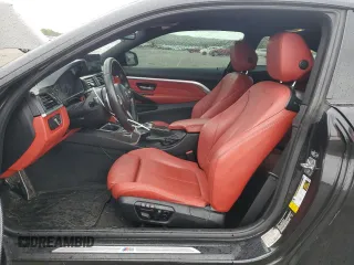 2014 BMW 4 Series 428i with VIN WBA3N7C52EF719489, listed as a Copart auction lot 57151955 with 83,805 mi miles and Salvage title. Bid and sale history available at DreamBid. Image 7.