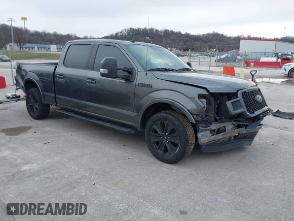 2020 Ford F-150 XL with VIN 1FTFW1E47LFC74601, listed as a IAAI auction lot 41238768 with 50,018 mi miles. Bid and sale history available at carsss.com. Image 1.