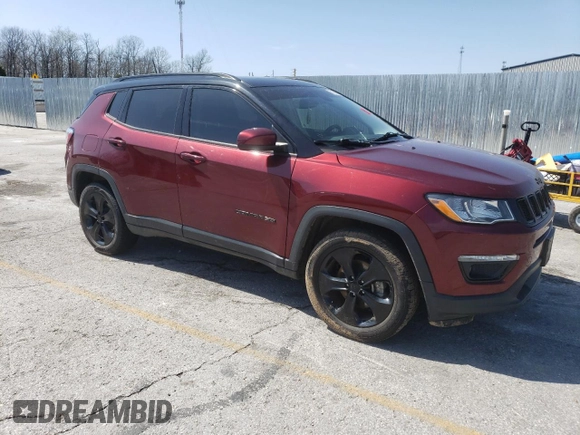 2021 Jeep Compass Altitude z VIN 3C4NJDBB6MT504313, wystawiony jako Copart lot #52232705 z przebiegiem 66 410 mil mil oraz Szkoda całkowita • Salvage title. Historia ofert i sprzedaży dostępna na DreamBid. Obrazek 4.