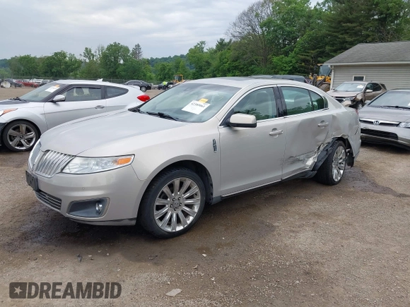 2009 Lincoln MKS with VIN 1LNHM93R79G620964, listed as a IAAI auction lot 42385061 with 107,087 mi miles and . Bid and sale history available at DreamBid. Image 2.