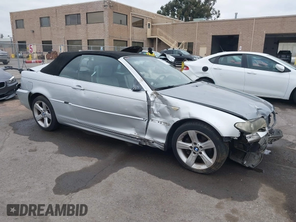 2005 BMW 3 Series 325Ci with VIN WBABW33415PL34475, listed as a IAAI auction lot 41450478 with 191,047 mi miles and . Bid and sale history available at carsss.com. Image 1.
