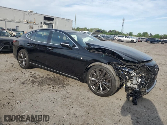 2018 Lexus LS 500 z VIN JTHC51FF2J5003985, wystawiony jako Copart lot #54126835 z przebiegiem 34 247 mil mil oraz Szkoda całkowita • Salvage title. Historia ofert i sprzedaży dostępna na DreamBid. Obrazek 4.