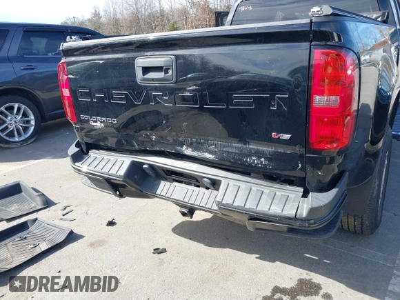 2021 Chevrolet Colorado 2WD LT with VIN 1GCGSCEN1M1111865, listed as a IAAI auction lot 41650905 with 58,389 mi miles and . Bid and sale history available at DreamBid. Image 6.