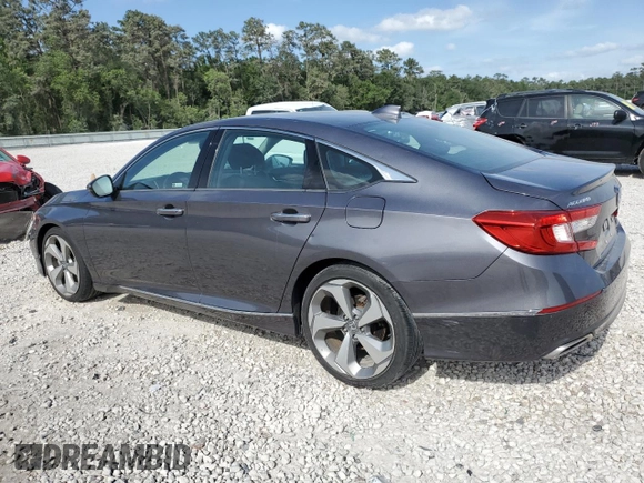 2018 Honda Accord Touring z VIN 1HGCV1F93JA149932, wystawiony jako Copart lot #52680825 z przebiegiem 50 179 mil mil oraz Czysty tytuł • Clean title. Historia ofert i sprzedaży dostępna na DreamBid. Obrazek 2.