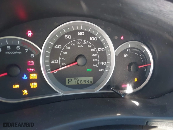 2010 Subaru Impreza Wagon i with VIN JF1GH6A68AH820106, listed as a IAAI auction lot 41829344 with 166,945 mi miles. Bid and sale history available at carsss.com. Image 7.