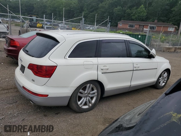 2007 Audi Q7 z VIN WA1AV74L77D022786, wystawiony jako Copart lot #62660225 z przebiegiem 107 993 mil mil oraz Szkoda całkowita • Salvage title. Historia ofert i sprzedaży dostępna na DreamBid. Obrazek 3.