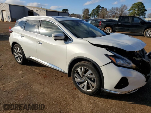 2020 Nissan Murano SL with VIN 5N1AZ2CJXLN126458, listed as a Copart auction lot 43722805 with 135,451 mi miles and Salvage title. Bid and sale history available at DreamBid. Image 4.