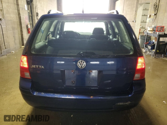 2002 Volkswagen Jetta with VIN WVWRB61J62W078021, listed as a Copart auction lot 58660375 with 251,833 mi miles and Clean title. Bid and sale history available at DreamBid. Image 6.