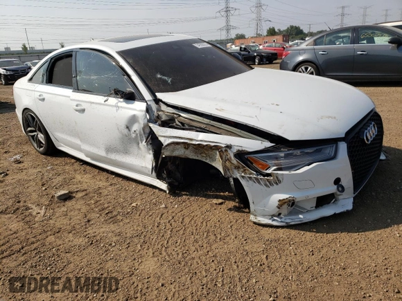 2017 Audi A6 Competition Prestige with VIN WAUF3AFC1HN024814, listed as a Copart auction lot 64968023 with 76,990 mi miles. Bid and sale history available at carsss.com. Image 4.