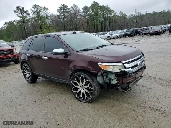 2011 Ford Edge SE with VIN 2FMDK3GC4BBB00550, listed as a Copart auction lot 48458185 with 301,406 mi miles and Salvage Title. Bid and sale history available at carsss.com. Image 12.