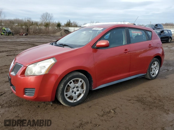 2009 Pontiac Vibe w/1SB with VIN 5Y2SP67029Z432885, listed as a Copart auction lot 86887634 with 182,463 mi miles and Salvage Title. Bid and sale history available at carsss.com. Image 1.
