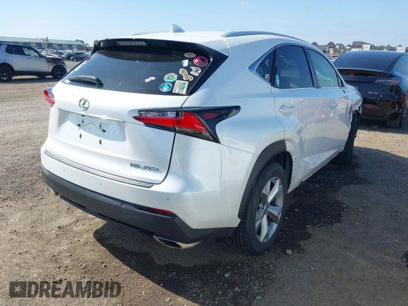 2017 Lexus NX 200t with VIN JTJYARBZ8H2081875, listed as a IAAI auction lot 42030711 with 114,409 mi miles and . Bid and sale history available at DreamBid. Image 4.