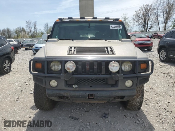 2003 Hummer H2 with VIN 5GRGN23U53H142732, listed as a Copart auction lot 54492145 with 200,324 mi miles and Clean Title. Bid and sale history available at carsss.com. Image 5.