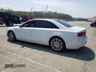 2015 Audi A8 3.0T with VIN WAU3GAFD1FN000655, listed as a Copart auction lot 52792305 with 133,387 mi miles and Salvage Title. Bid and sale history available at DreamBid. Image 2.