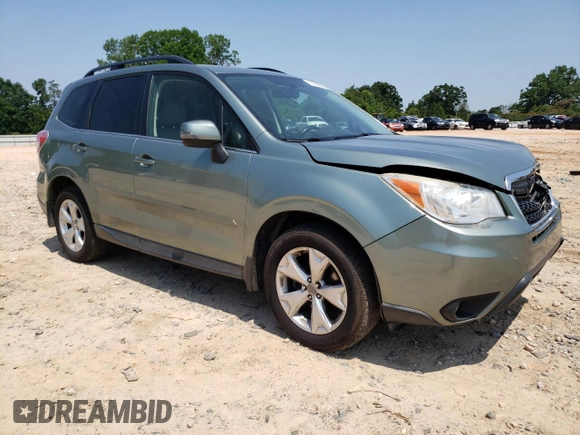 2014 Subaru Forester Touring with VIN JF2SJAMC4EH404204, listed as a Copart auction lot 60196965 with 200,292 mi miles and Salvage title. Bid and sale history available at DreamBid. Image 4.