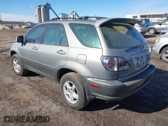 2002 Lexus RX 300 with VIN JTJHF10U120273412, listed as a IAAI auction lot 41411189 with 159,953 mi miles and . Bid and sale history available at DreamBid. Image 3.
