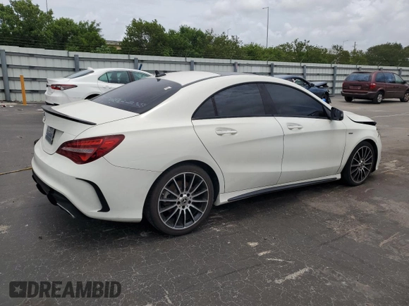 2018 Mercedes-Benz CLA 250 with VIN WDDSJ4EB6JN520320, listed as a Copart auction lot 65221945 with 114,514 mi miles and Salvage title. Bid and sale history available at DreamBid. Image 3.