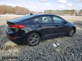 2017 Hyundai Elantra SE with VIN 5NPD84LF4HH172905, listed as a Copart auction lot 52244855 with 46,476 mi miles and Salvage Title. Bid and sale history available at carsss.com. Image 3.