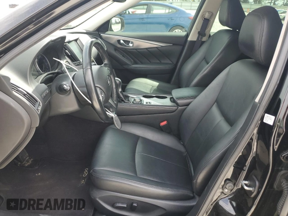 2017 Infiniti Q50 3.0t Signature Edition with VIN JN1EV7AR9HM837981, listed as a Copart auction lot 52042305 with 92,376 mi miles and Salvage Title. Bid and sale history available at carsss.com. Image 7.