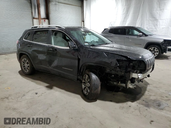 2020 Jeep Cherokee Latitude Plus with VIN 1C4PJMLX1LD635981, listed as a Copart auction lot 74984994 with 113,107 mi miles and Salvage Title. Bid and sale history available at DreamBid. Image 4.
