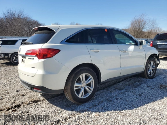 2015 Acura RDX with VIN 5J8TB4H33FL009653, listed as a Copart auction lot 44804085 with 185,407 mi miles and Salvage Title. Bid and sale history available at carsss.com. Image 3.