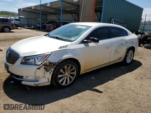 2014 Buick LaCrosse Leather with VIN 1G4GB5G32EF107833, listed as a Copart auction lot 63156855 with 187,778 mi miles and Clean title. Bid and sale history available at DreamBid. Image 1.