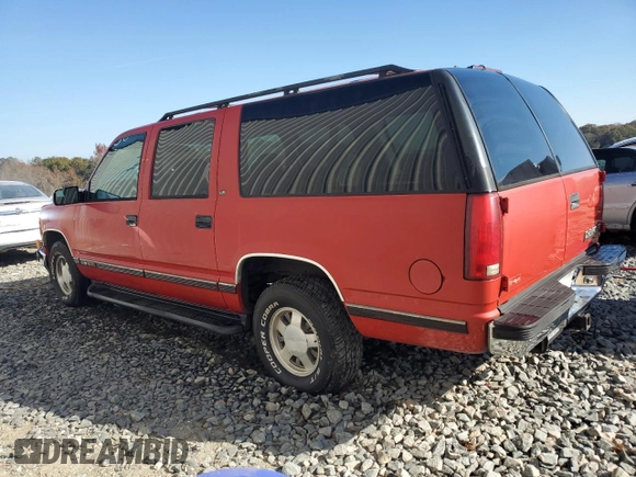 1997 Chevrolet Suburban with VIN 1GNEC16R3VJ444006, listed as a Copart auction lot 83015934 with 355,854 mi miles and Salvage Title. Bid and sale history available at carsss.com. Image 2.