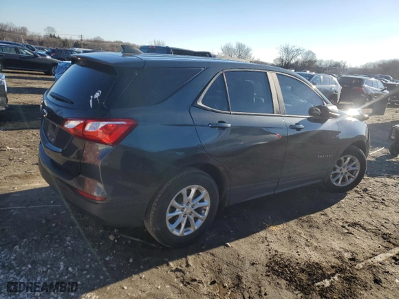 2020 Chevrolet Equinox LS with VIN 3GNAXHEV2LS548430, listed as a Copart auction lot 47304195 with 53,252 mi miles and Salvage Title. Bid and sale history available at carsss.com. Image 3.