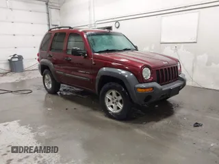 2002 Jeep Liberty Sport with VIN 1J4GL48K72W115630, listed as a IAAI auction lot 41973816 with 154,220 mi miles. Bid and sale history available at carsss.com. Image 1.