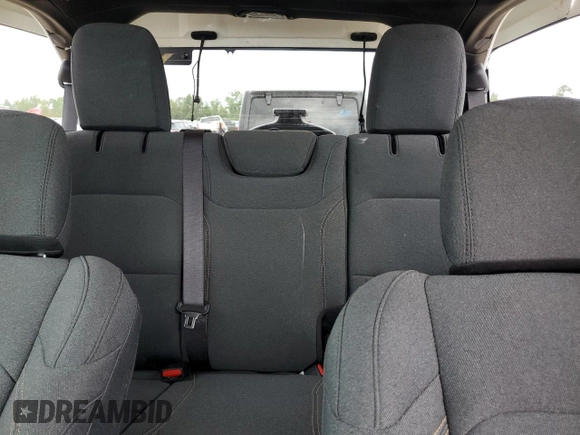2025 Jeep Wrangler Sahara with VIN 1C4PJXEN1SW528297, listed as a Copart auction lot 55950005 with 7,167 mi miles and Clean title. Bid and sale history available at DreamBid. Image 10.