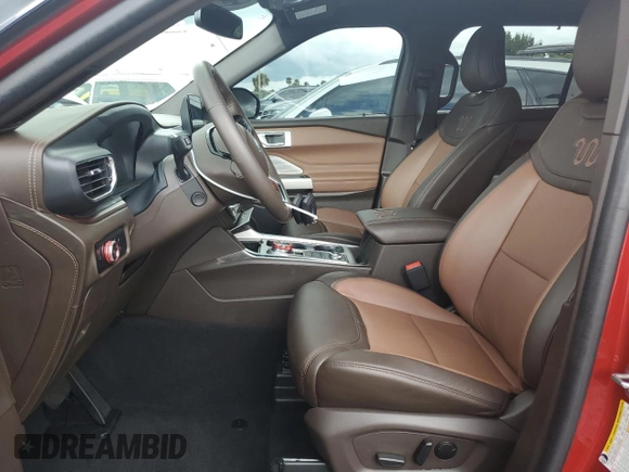 2023 Ford Explorer King Ranch z VIN 1FM5K8LC3PGC34392, wystawiony jako Copart lot #74187924 z przebiegiem 3 416 mil mil oraz Nie do naprawy • Non repairable. Historia ofert i sprzedaży dostępna na DreamBid. Obrazek 7.