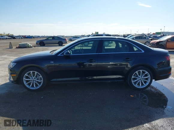 2019 Audi A4 Premium z VIN WAUDNAF40KA024392, wystawiony jako IAAI lot #41045566 z przebiegiem 56 419 mil mil oraz . Historia ofert i sprzedaży dostępna na DreamBid. Obrazek 14.