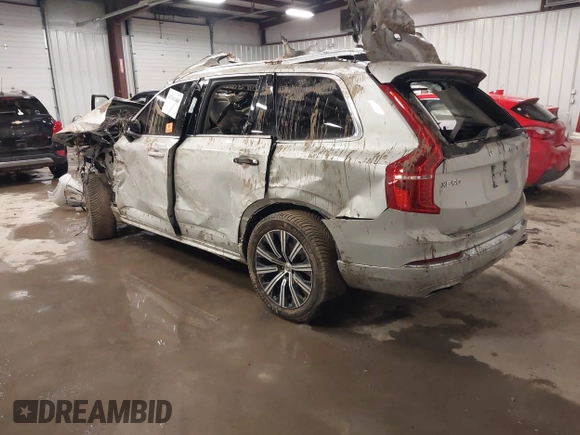 2021 Volvo XC90 Inscription with VIN YV4A22PL7M1698291, listed as a IAAI auction lot 41541488 with 81,335 mi miles. Bid and sale history available at carsss.com. Image 3.