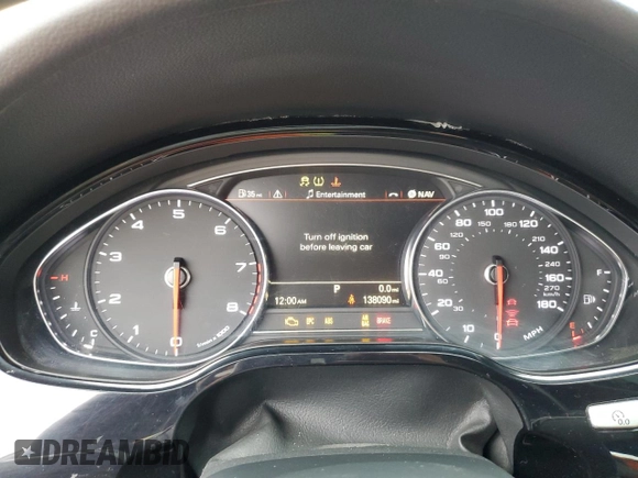 2013 Audi A8 L 3.0L with VIN WAURGAFD9DN004556, listed as a Copart auction lot 41462695 with 138,090 mi miles and Clean Title. Bid and sale history available at carsss.com. Image 9.