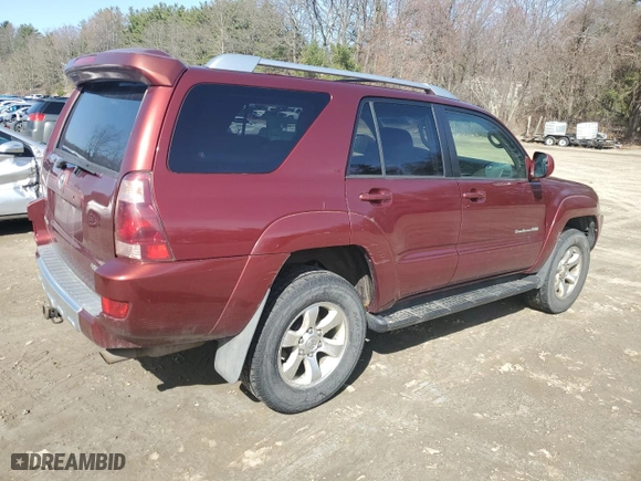 2005 Toyota 4Runner SR5 with VIN JTEBU14R958032607, listed as a Copart auction lot 51811015 with 262,716 mi miles and Clean Title. Bid and sale history available at carsss.com. Image 3.