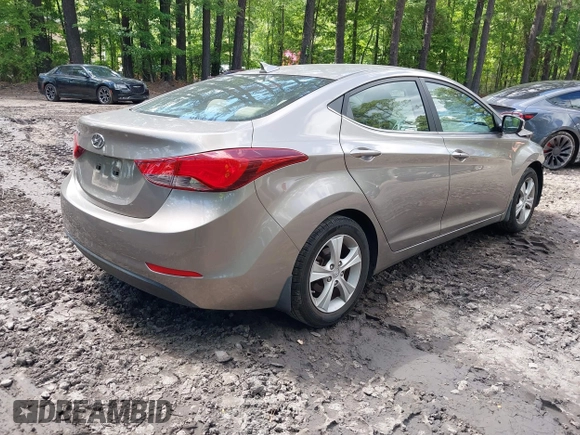 2016 Hyundai Elantra SE with VIN 5NPDH4AE8GH729940, listed as a IAAI auction lot 42205329 with 54,495 mi miles and . Bid and sale history available at DreamBid. Image 4.
