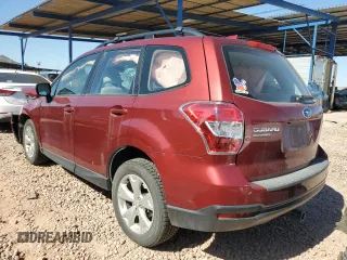2016 Subaru Forester 2.5i with VIN JF2SJABC8GH545136, listed as a Copart auction lot 62401745 with 104,528 mi miles and Salvage title. Bid and sale history available at DreamBid. Image 2.