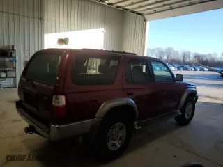 2001 Toyota 4Runner SR5 with VIN JT3GN86R610200195, listed as a Copart auction lot 49326805 with 129,786 mi miles and Salvage Title. Bid and sale history available at carsss.com. Image 3.