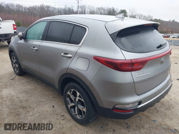 2022 Kia Sportage LX with VIN KNDPMCAC9N7954564, listed as a IAAI auction lot 41892686 with 37,624 mi miles and . Bid and sale history available at carsss.com. Image 3.