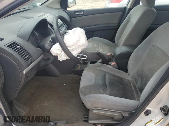 2012 Nissan Sentra SR with VIN 3N1AB6AP7CL776584, listed as a Copart auction lot 59585435 with 121,660 mi miles and Salvage title. Bid and sale history available at DreamBid. Image 7.