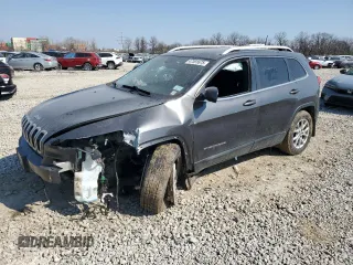 2017 Jeep Cherokee Latitude with VIN 1C4PJMCB6HW576135, listed as a Copart auction lot 47391675 with 88,874 mi miles and Salvage Title. Bid and sale history available at DreamBid. Image 1.