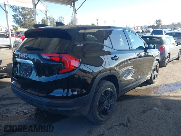 2020 GMC Terrain SLE z VIN 3GKALMEV4LL123089, wystawiony jako IAAI lot #41226447 z przebiegiem 38 415 mil mil oraz . Historia ofert i sprzedaży dostępna na DreamBid. Obrazek 4.