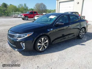 2018 Kia Optima S with VIN 5XXGT4L32JG253680, listed as a IAAI auction lot 41982361 with 204,237 mi miles. Bid and sale history available at carsss.com. Image 2.