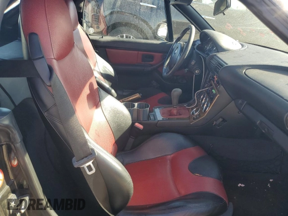2001 BMW Z3 2.5 z VIN WBACN33431LK45600, wystawiony jako Copart lot #77857924 z przebiegiem 127 272 mil mil oraz Szkoda całkowita • Salvage title. Historia ofert i sprzedaży dostępna na DreamBid. Obrazek 10.