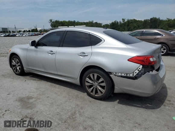 2012 Infiniti M37 with VIN JN1BY1ARXCM396491, listed as a Copart auction lot 53595085 with 178,417 mi miles and Salvage Title. Bid and sale history available at carsss.com. Image 2.