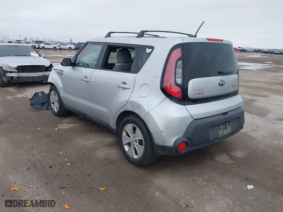 2015 Kia Soul with VIN KNDJN2A21F7777241, listed as a IAAI auction lot 41713236 with 168,115 mi miles. Bid and sale history available at carsss.com. Image 3.