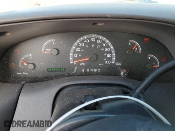 2003 Ford F-150 XL with VIN 2FTRF17W13CA77155, listed as a Copart auction lot 53272885 with 245,749 mi miles and Clean Title. Bid and sale history available at DreamBid. Image 9.
