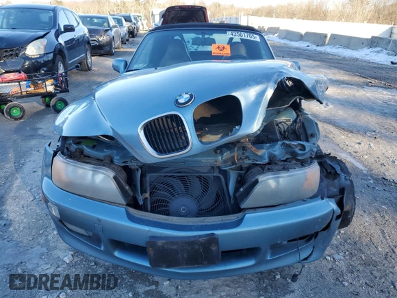 1998 BMW 3 Series 1.9L with VIN 4USCH7332WLD17058, listed as a Copart auction lot 43501705 with 184,965 mi miles and Clean Title. Bid and sale history available at carsss.com. Image 5.