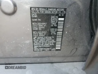 2020 Nissan Rogue S with VIN KNMAT2MV7LP505834, listed as a Copart auction lot 49318595 with 56,987 mi miles and Salvage Title. Bid and sale history available at carsss.com. Image 14.